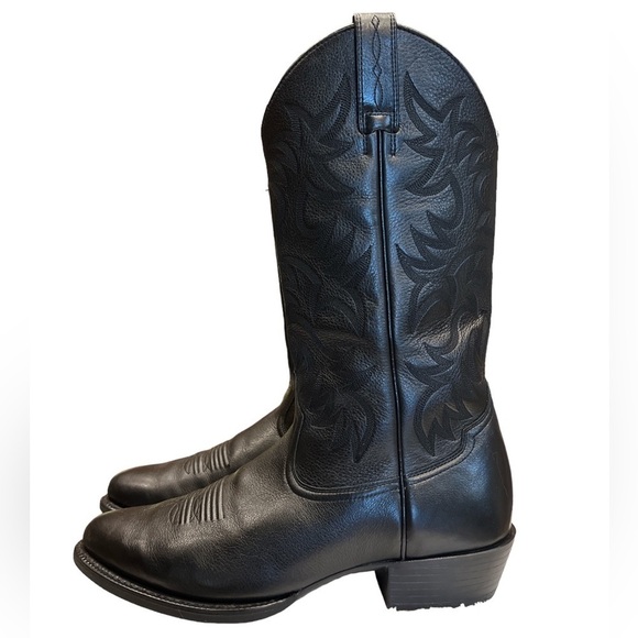 NEW Ariat R Toe Western Boot Black Size 12 D - Picture 8 of 11